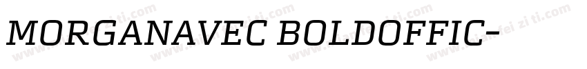 MorganAvec BoldOffic字体转换